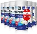 H&ouml;fer Chemie GmbH Poolpflege 6x 1 kg BAYZID&reg; Multitabs 200g 5in1 f&uuml;r Pools,
