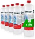 H&ouml;fer Chemie GmbH Poolpflege 6x 1 kg BAYZID&reg; Chlor 13% fl&uuml;ssig f&uuml;r Pools,