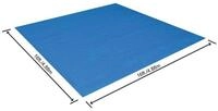 BESTWAY Bodenschutzmatte BESTWAY Pool Bodenplane Schutzplane Unterlegmatte