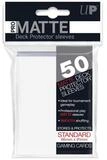 UltraPRO Sammelkarte 50 Card Protector Sleeves : Pro-Matte - wei&szlig; / white