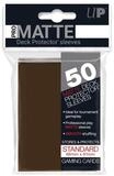 UltraPRO Sammelkarte 50 Card Protector Sleeves : Pro-Matte - brown / braun