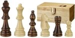 Philos Spiel, Schachfiguren - Remus - Holz - Staunton - K&ouml;nigh&ouml;he 89mm