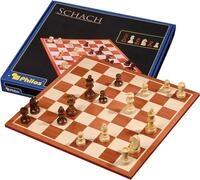 Philos Spiel Philos 2501 - Schachset, Holz, K&ouml;nigsh&ouml;he 76mm, Feld 45mm