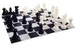 rolly toys&reg; Spielesammlung Spielfeld Outdoor-Schach, Outdoor-Spielfeld f&uuml;r Dame-