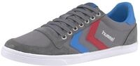 Sneaker HUMMEL "Slimmer Stadil Canvas Low", Damen, Gr. 36, grau (anthra, rot, blau),