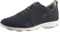 Slip-On Sneaker GEOX "U NEBULA", Herren, Gr. 39, blau (navy), Textil, Veloursleder,
