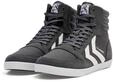 Sneaker HUMMEL "SLIMMER STADIL HIGH", Herren, Gr. 37, grau, Leder, Textil, Schuhe