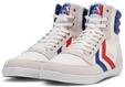 Sneaker HUMMEL "SLIMMER STADIL HIGH", Herren, Gr. 36, blau (wei&szlig;, navy), Leder,