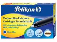 Pelikan Füllhalter 5 Pelikan Tintenroller-Patronen KM/5 Pelikano oder Twist