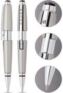 CROSS-USA Tintenroller CROSS Rollerball Edge Titanfarben, mit Gel-Mine