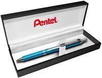 PENTEL Tintenroller Pentel Set Liquid Gel-Tintenr. Geh. si-bl
