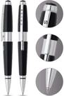 CROSS-USA Tintenroller CROSS Rollerball Edge Schwarz, mit Gel-Mine