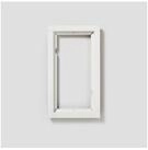 Siedle Abdeckrahmen Siedle&S&ouml;hne Kombirahmen ws KR 611-2/1-0 W, Kunststoff