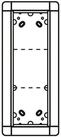 RITTO Werkbank Ritto Portier UP-Rahmen ws 3-fach, 141x334mm 1881370