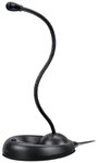 Speedlink Mikrofon LUCENT 3,5mm Tisch-Mikrofon Desktop Microphone, Standfu&szlig;, 1,7m
