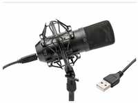 Tie Studio Mikrofon Condenser Mic USB-Mikrofon, inkl Spinne, inkl. Kabel