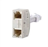 Metz Connect Cable Sharing Adapter pnp1 Netzwerk-Panel (Telefon/Telefon, 2 St.,
