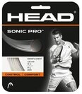Head Tennissaite Sonic Pro (Haltbarkeit) weiss 12m Set, Saitendicke: 1.25