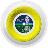 Yonex Tennissaite Poly Tour Pro (Haltbarkeit+Touch) gelb 200m Rolle, Saitendicke: