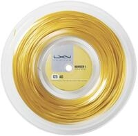 Luxilon Tennissaite 4G (Haltbarkeit+Power) gelb 200m Rolle, Saitendicke: 1.25