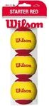 Wilson Tennisball Methodikb&auml;lle Stage 3 Starter Red 3er Beutel