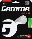 Gamma Tennissaite Moto (Haltbarkeit+Spin) limettegr&uuml;n 12m Set, Saitendicke: 1.29