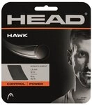 Head Tennissaite Hawk (Haltbarkeit+Power) grau 12m Set, Saitendicke: 1.30