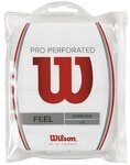 Wilson Griffband Overgrip Pro Perforated 0.55mm weiss 12er Clip-Beutel