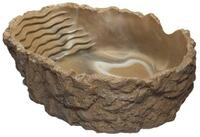 HOBBY Terrariendeko Badeschale, 2000 ml grau-beige