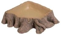 HOBBY Terrariendeko Trinkschale Stump 2, 21x21x5 cm