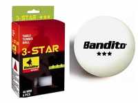 Bandito Tischtennisball TT-Bälle, 6 Stück *** Star (Set, 6er-Pack)
