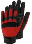 Triuso Mechaniker-Handschuhe Mechanik Synthetik-Leder-Handschuh Gr. 10