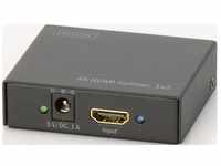 Digitus 2 Port 4K HDMI Splitter HDMI-Adapter, 3D-Wiedergabe möglich,...
