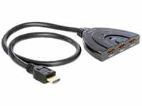 Delock HDMI Switch HDMI-A Stecker > 3x HDMI-A Buchse Computer-Kabel