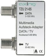 axing Axing TZU 21-65 Multimedia Aufsteck-Adapter TV-Kabel