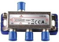Schwaiger 3-Wege Verteiler VTF8843241, Gleichstromdurchgang (DC), f&uuml;r