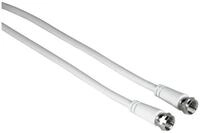 Hama 3m Sat-Kabel 75dB Antennen-Kabel F-Stecker Video-Kabel, F-Stecker, Kein (300