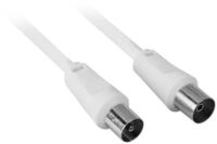 Goobay goobay RF-Stecker auf RF-Buchse, Kabel, (2,5 SAT-Kabel