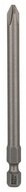 BOSCH Kreuzschlitz-Bit Schrauberbit Extra-Hart PH 2, 89 mm, 3er-Pack 2607001535