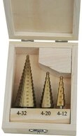 Br&uuml;der Mannesmann Werkzeuge Metallbohrer Br&uuml;der Mannesmann M54603 Stufenbohrer-Set