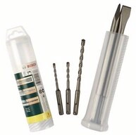 BOSCH Spiralbohrer Mei&szlig;el- und Hammerbohrer-Set mit SDS plus, 5-teilig, 5 - 8