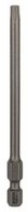 BOSCH Torx-Bit Bosch 1x Schrauberbit Extra-Hart, T25, 89 mm - 2607001654