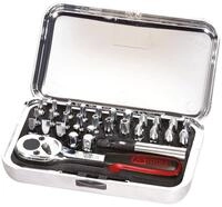 KS Tools Bit-Set CHROME, 31-St., 1/4" Satz, 31-teilig hochglanz Bits