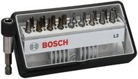 BOSCH Bit-Set, 19 Teile, Robust Line L Schrauberbit Extra-Hart - Sicherh. x 25 mm,