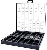 Ruko Metallbohrer RUKO A214195 HSS Metall-Spiralbohrer-Set geschliffen DIN 338 1 Se