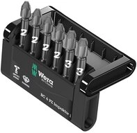 Wera Bit-Set Kreuzschlitz-PZ 6tlg 05057692001, Impaktor-Technologie