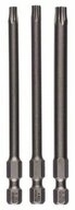 BOSCH Torx-Bit Schrauberbit-Set Extra-Hart, 3-teilig, T20, T25, T30, 89 mm...