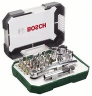 BOSCH Bit-Set Schrauberbit- und Ratschen-Set, 26-teilig 2607017322, inkl....