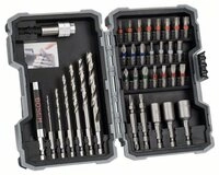 BOSCH Bit- und Steckschl&uuml;sselset 2607017327 35tlg. Bit- und Holzbohrer-Set