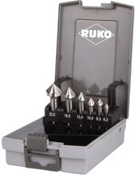 Ruko Senkbohrer RUKO 102152RO Kegelsenker-Set 6.3 mm, 8.3 mm, 10.4 mm, 12.4 mm, 16.5